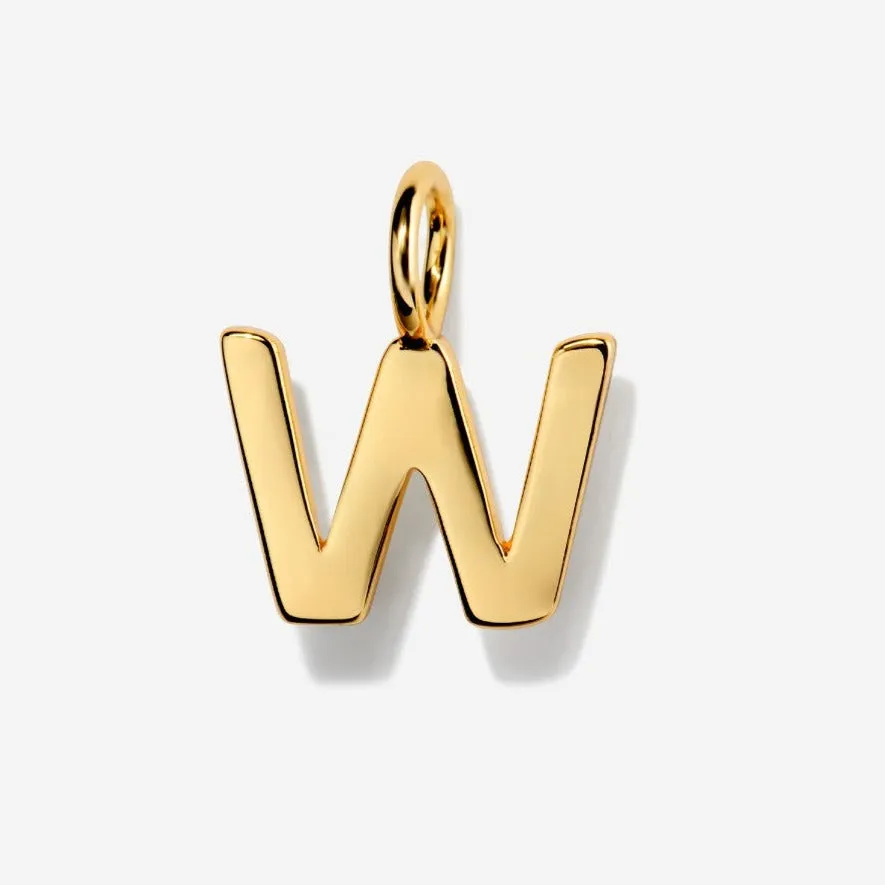 Uppercase Initial Clasp Charm