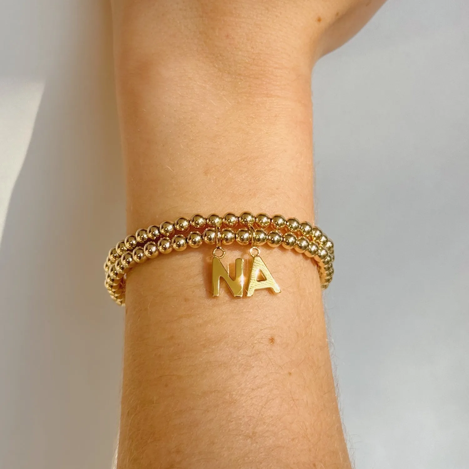 Uppercase Initial Clasp Charm