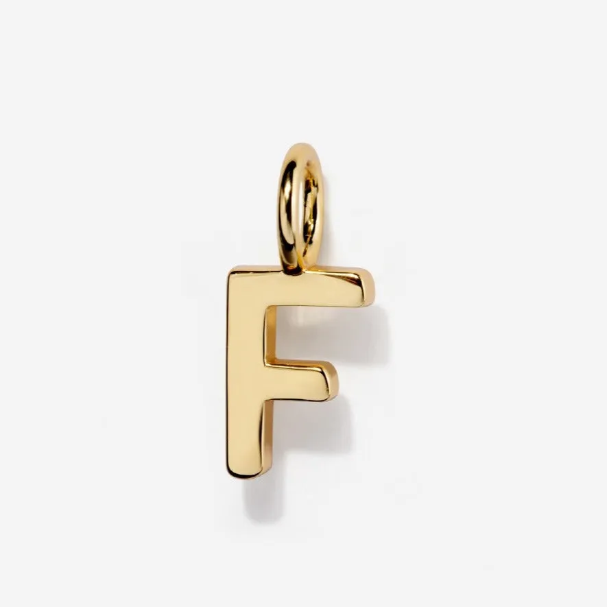 Uppercase Initial Clasp Charm