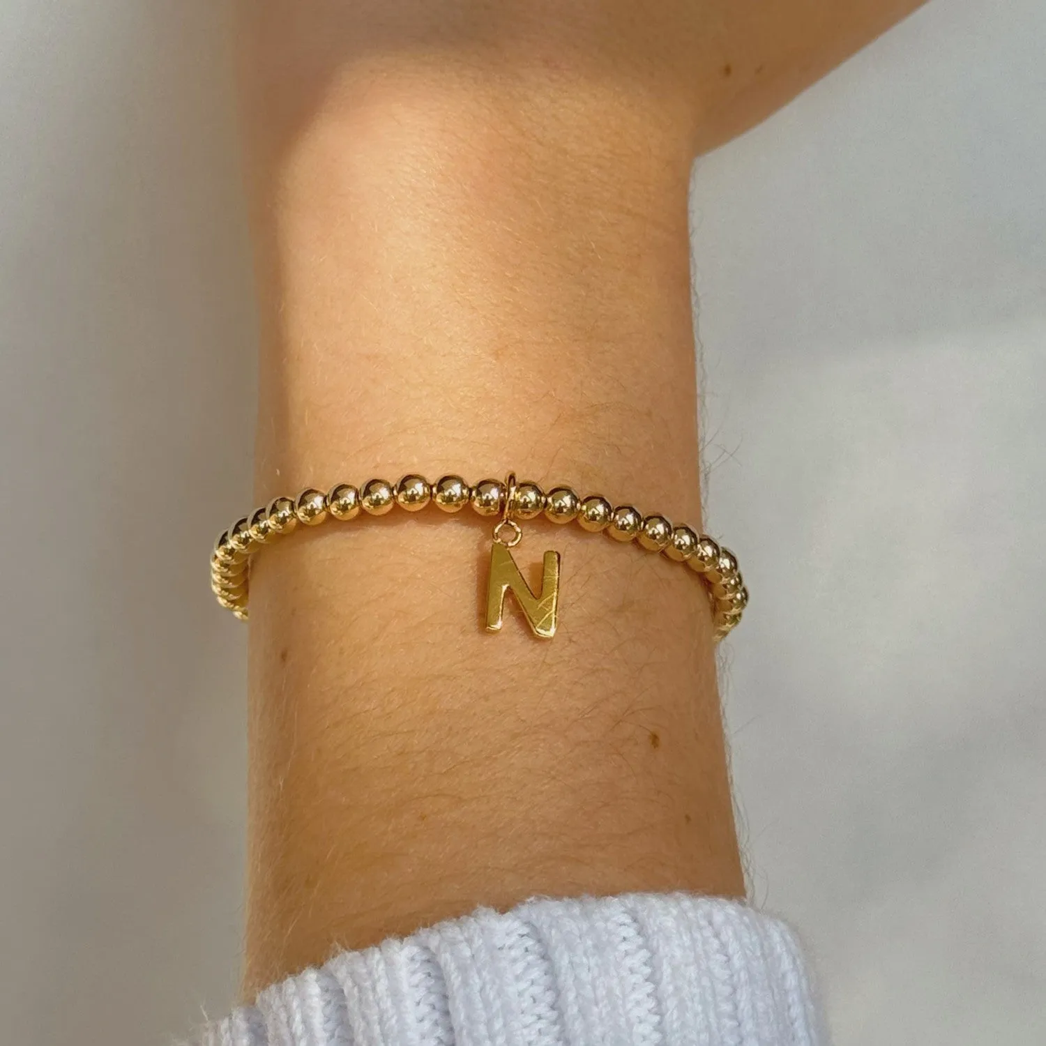 Uppercase Initial Clasp Charm