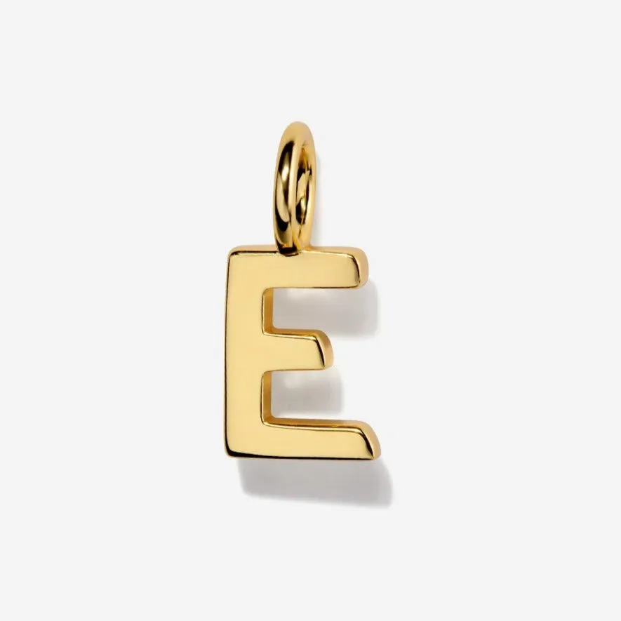 Uppercase Initial Clasp Charm