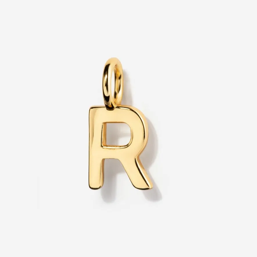 Uppercase Initial Clasp Charm