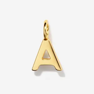 Uppercase Initial Clasp Charm