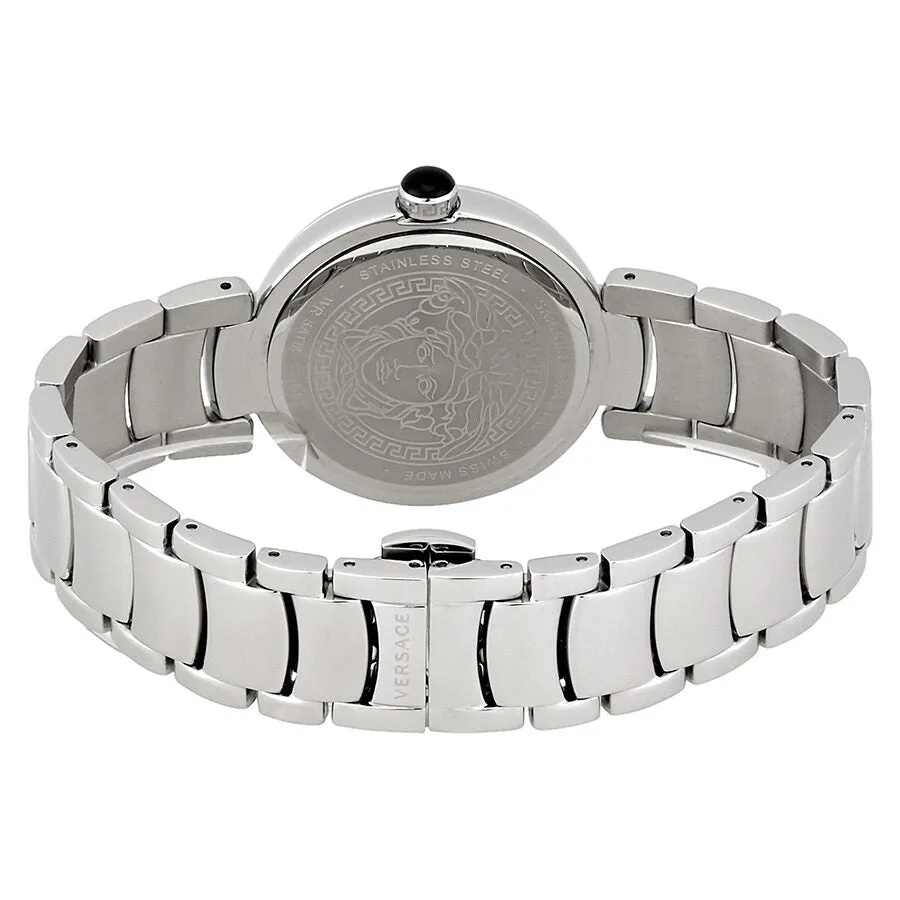 Versace Leda Silver Dial Stainless Steel Ladies Watch VNC210017