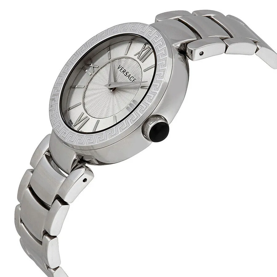 Versace Leda Silver Dial Stainless Steel Ladies Watch VNC210017