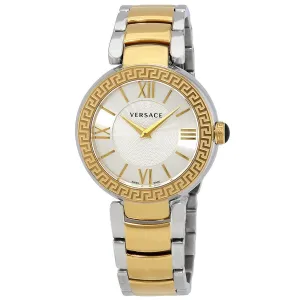 Versace Leda Silver Dial Two-tone Ladies Watch VNC220017