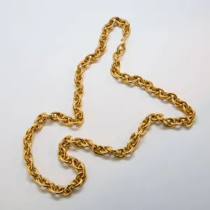 Vintage Monet Cable Chain Necklace