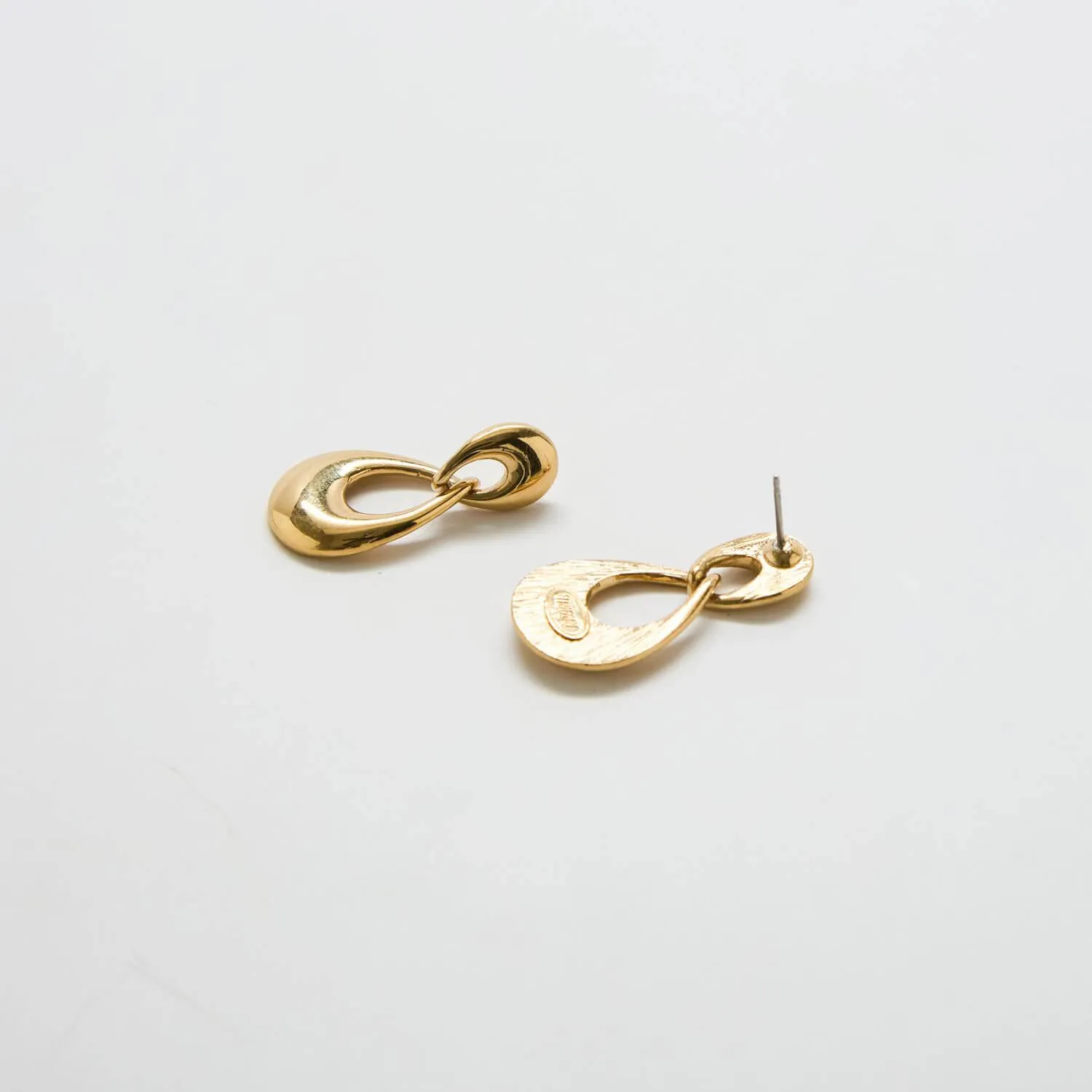 Vintage Trifari Mini Doorknocker Earrings