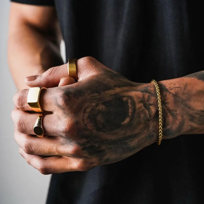 Wheat Chain Bracelet - Gold