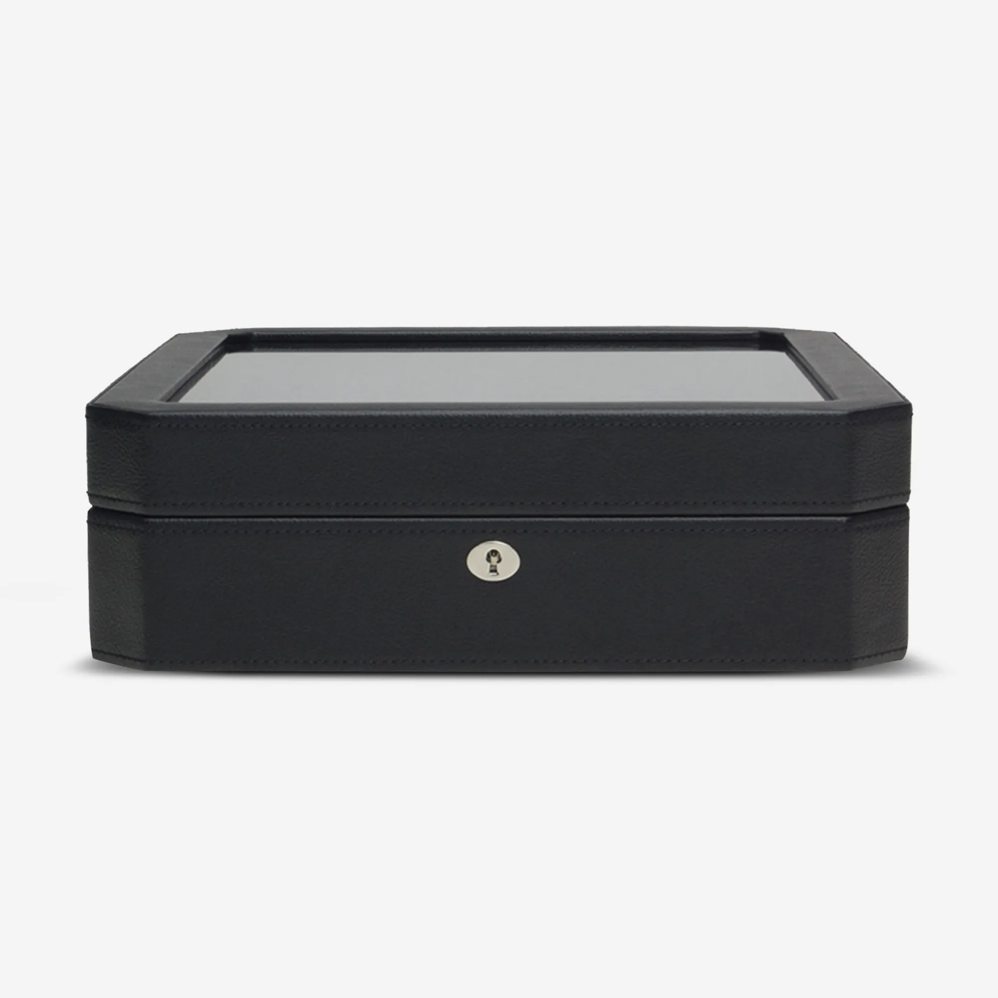 Wolf 1834 Windsor Black Leather 15 Piece Watch Box 458503