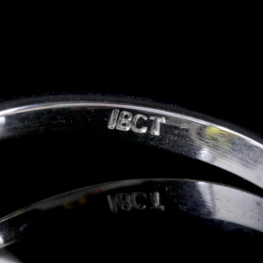 Yellow Sapphire Ring Diamond Trilogy Ring