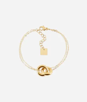 Zag Bijoux - SBS24380 Gold Circle Bracelet
